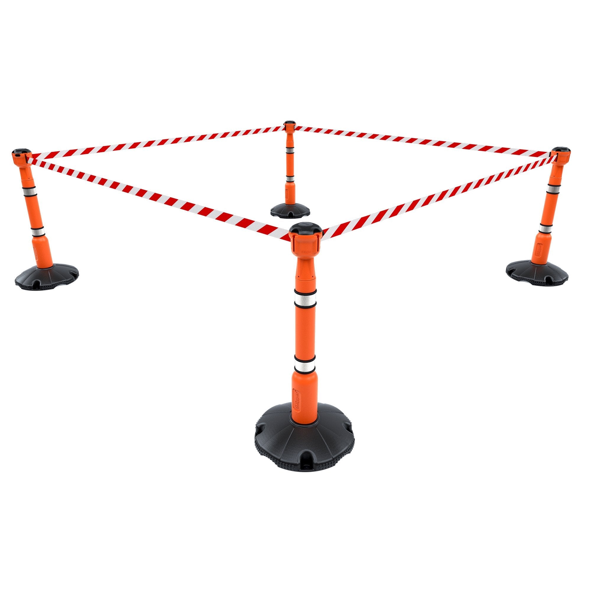 Conetoppers with retractable belt