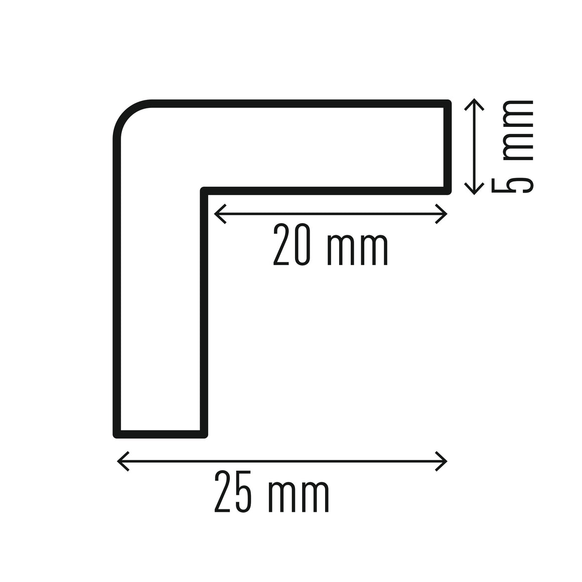Corner Protection Profile C20 – Magnetic