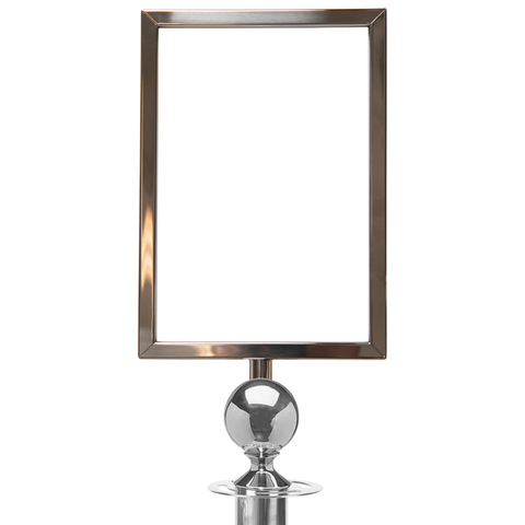 Držač znaka - kuglasti vrh - za Flexibarrier stupiće s užetom