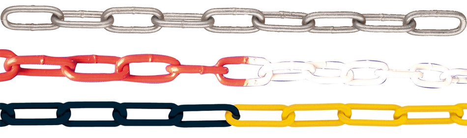 Lanac za zaprečivanje od čelika, pocinčan (Ø 6-10 mm, 10M)