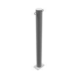 Chain bollard in steel (with 2 eyelets)
