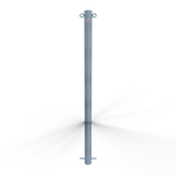 Pilarete com corrente em aço (com 2 olhais)