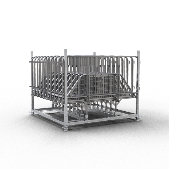 Pozornične barijere - Policijske - paket s okvirom za slaganje (22,5m)