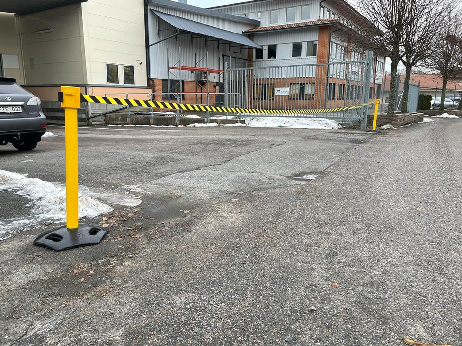 FlexiBarrier Stupić s trakom - Outdoor 1050 - (10.6m traka)