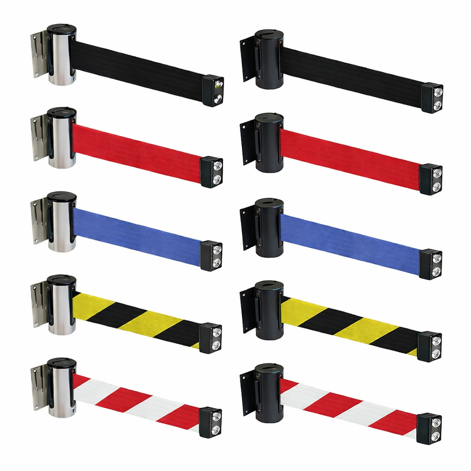 FlexiBarrier Barriera a muro – Economy – Magnetica (nastro da 2.3–4.5 m)