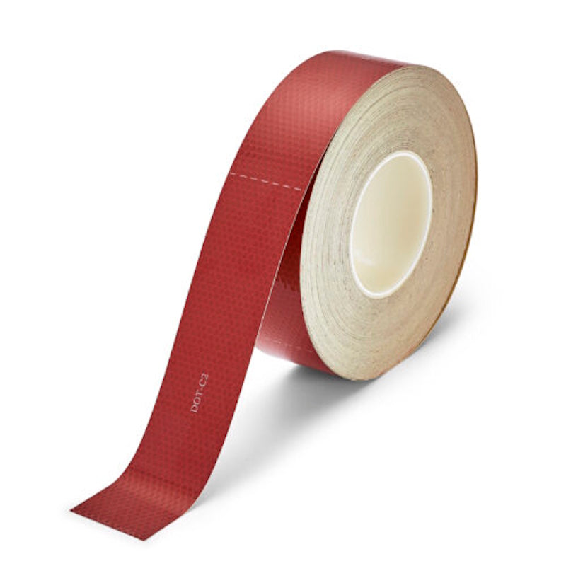 Dot Tape  Glass bead approved reflective tape 50mm Red