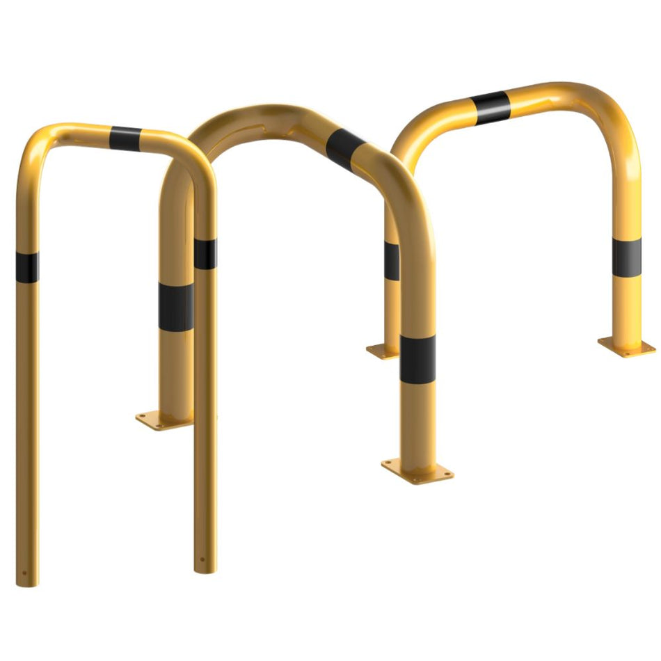 Ütközésvédő ív - tömör - 90° egyoldalas, mély kivitel