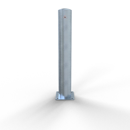 XXL Safety Steel Bollards - Solid Ø 152 mm Steel-galvanized Fixed by plugs 40153