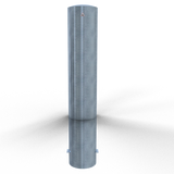 XXL Safety Steel Bollards - Solid Ø 273 mm Steel-galvanized Root-fixed 40271