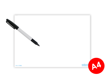 Bijela ploča A4 za okvir znaka