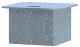 Cover for Posts – Hot-Dip Galvanized