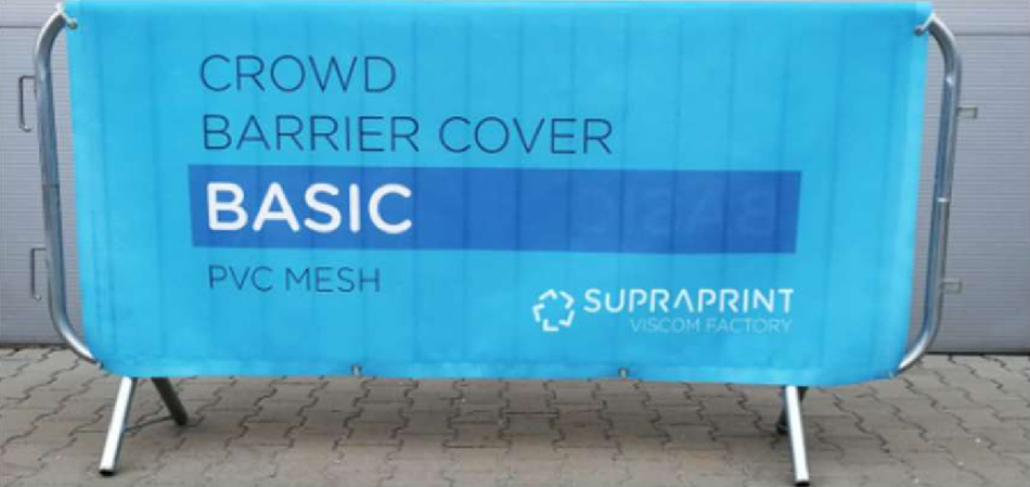 Copertura per Transenna – PVC mesh – 200 × 80 cm – stampata personalizzata