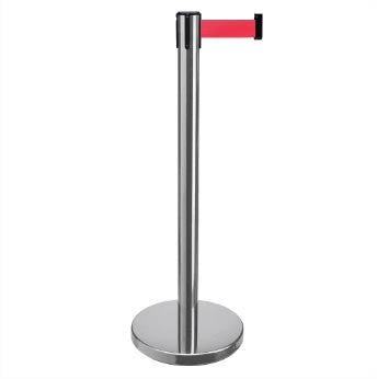 (2–30 Pack) Flexibarrier Belt Stanchion – Eco 2 m – Various Colours