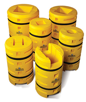 Column Sentry -pylväänsuojat (neliö-, pyöreille tai H-pylväille kokoon 500x500 mm asti)