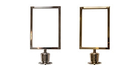 Držač znaka - Crown Top - za Flexibarrier Stupići s užetom