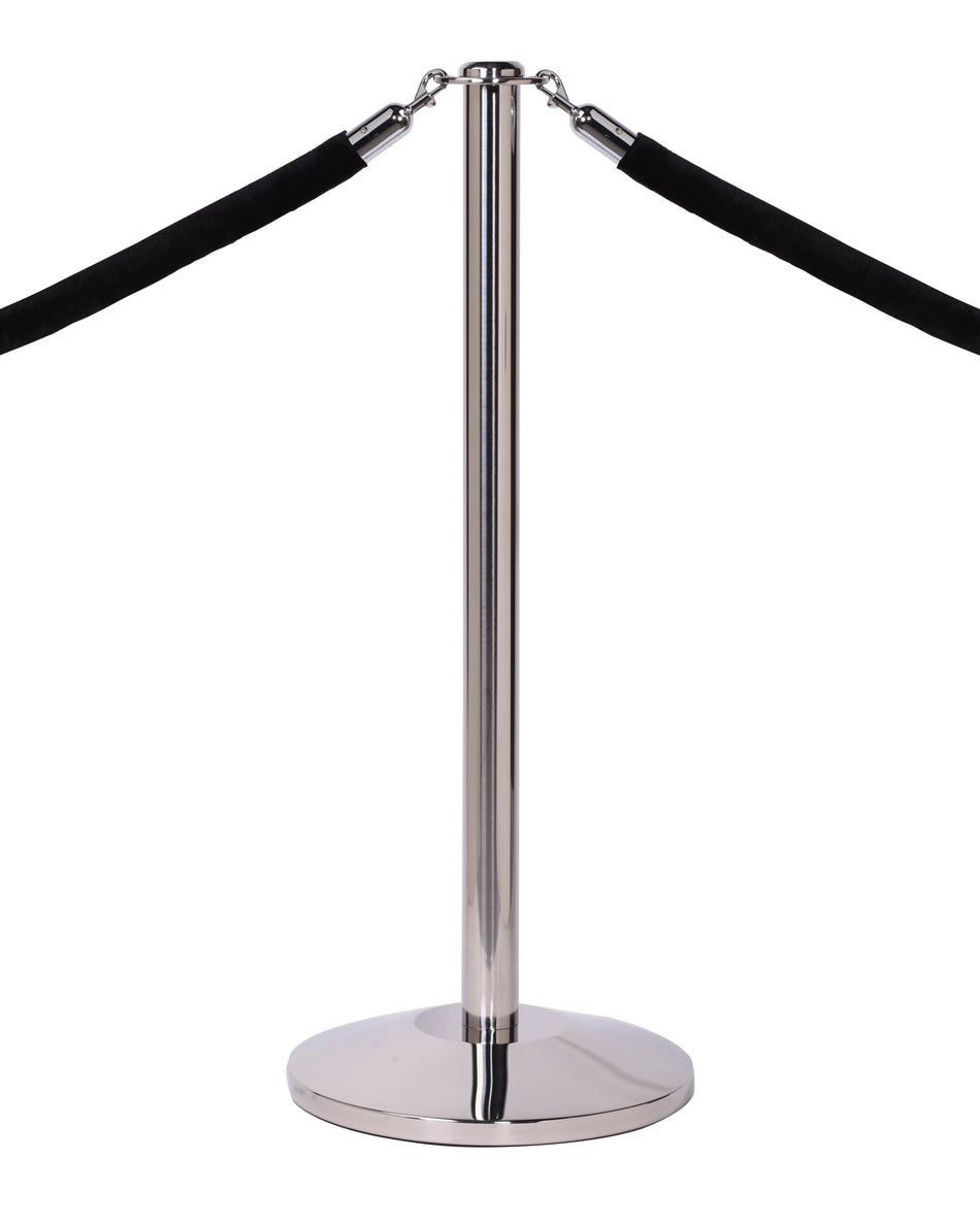 Flexibarrier Bariera ze słupkiem i sznurem - Płaska głowica -