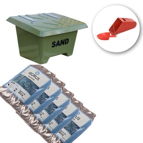 Spremnik za pijesak – kompletan paket s kamenom soli i lopaticom