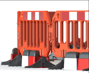 Peso aggiuntivo per barriera di protezione in plastica - Stop -