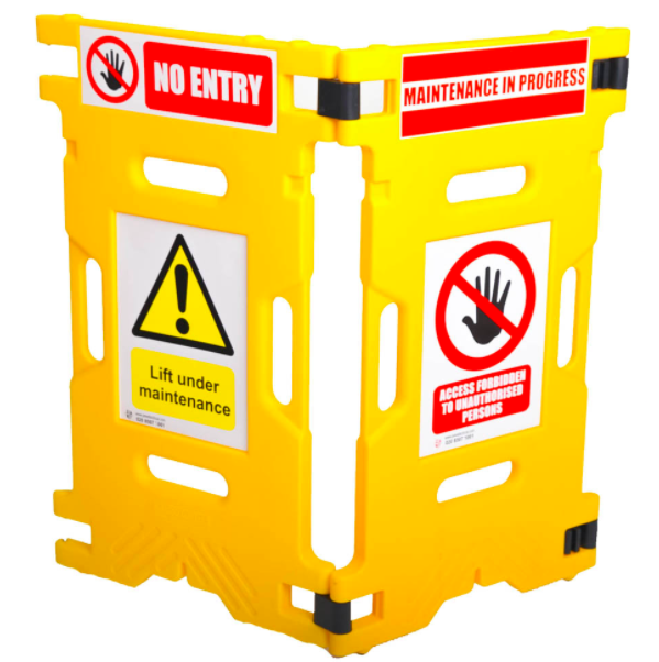 Sistema ElevatorGard de Barreira de segurança para manutenção de elevadores