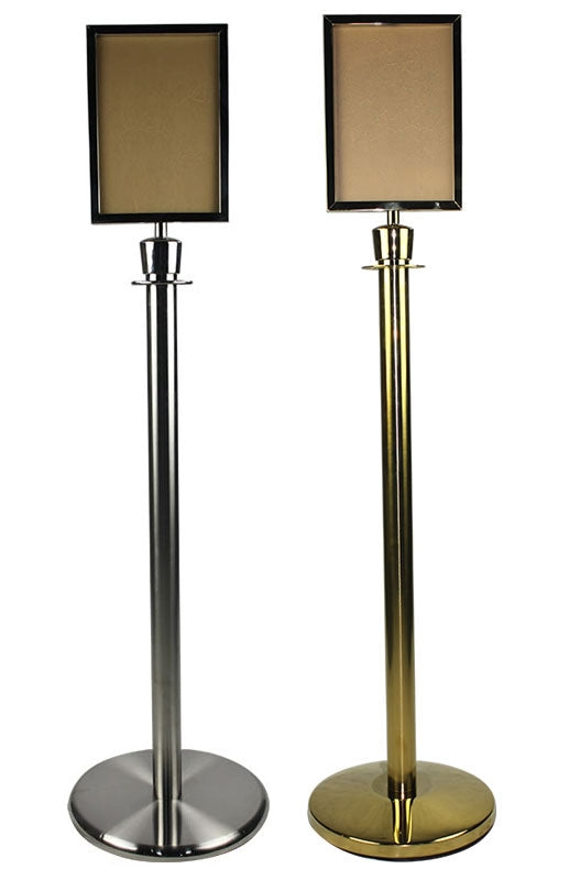 FlexiBarrier - Basic - Zahrazovací sloupek s rámem na značku