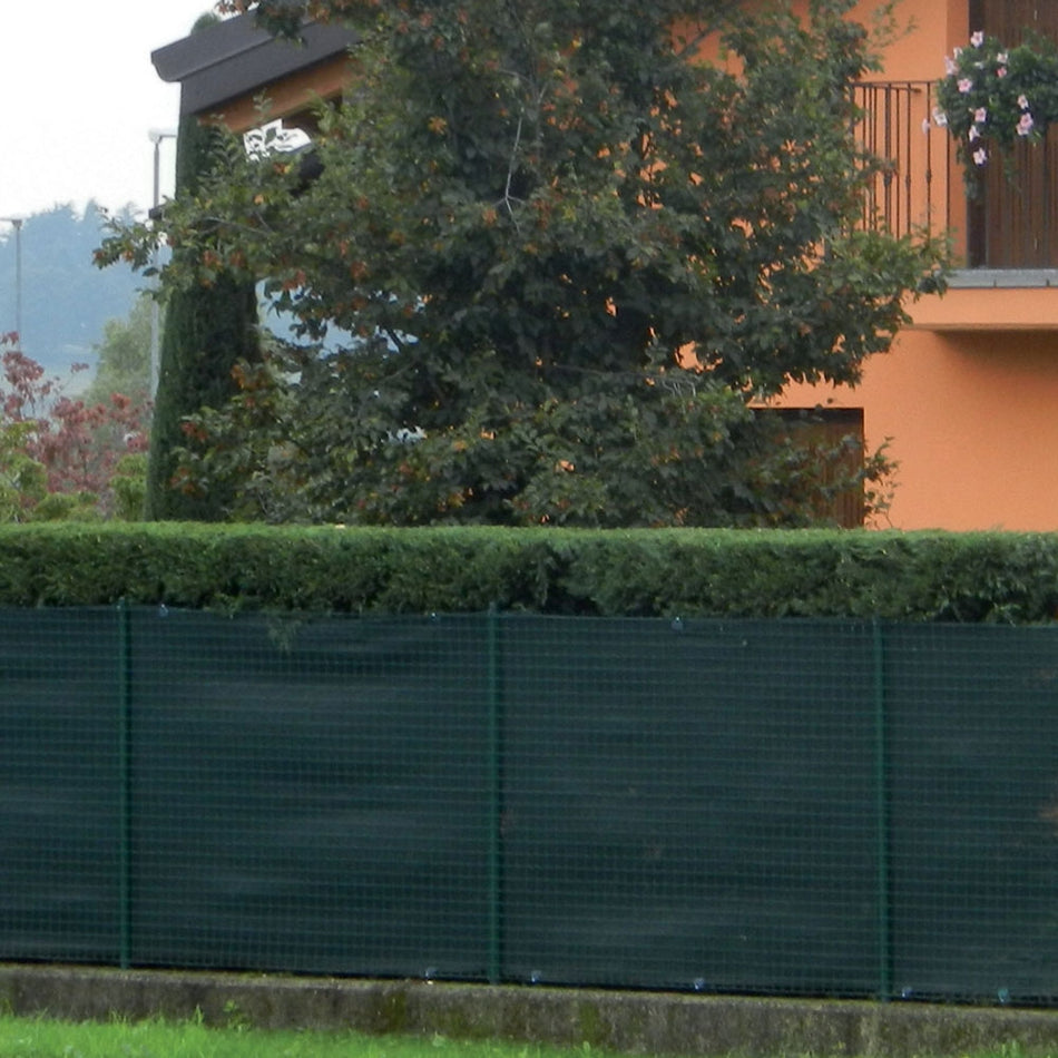 Zelená Stínicí tkanina na plot - SOLEADO HG (100m role)