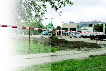 Kolac za narančastu mrežastu ogradu/traku za ograđivanje