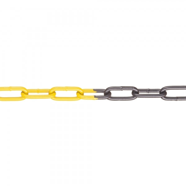 Lanac za zaprečivanje od čelika, pocinčan (15m, razne boje)