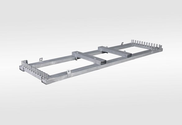 Transportna paleta za panele privremene ograde (paneli 3.5m)