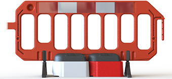 Peso aggiuntivo per barriera di protezione in plastica - Stop -