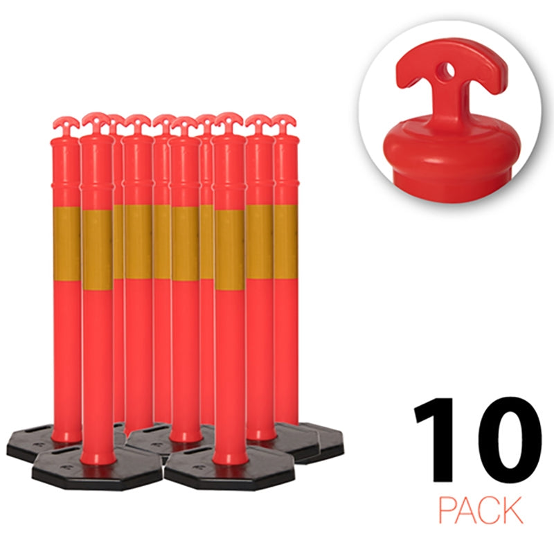 (10 Paket) - Flexibarrier T-Top Stupići s bazom