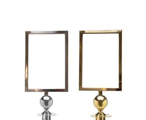 Držač znaka - kuglasti vrh - za Flexibarrier stupiće s užetom