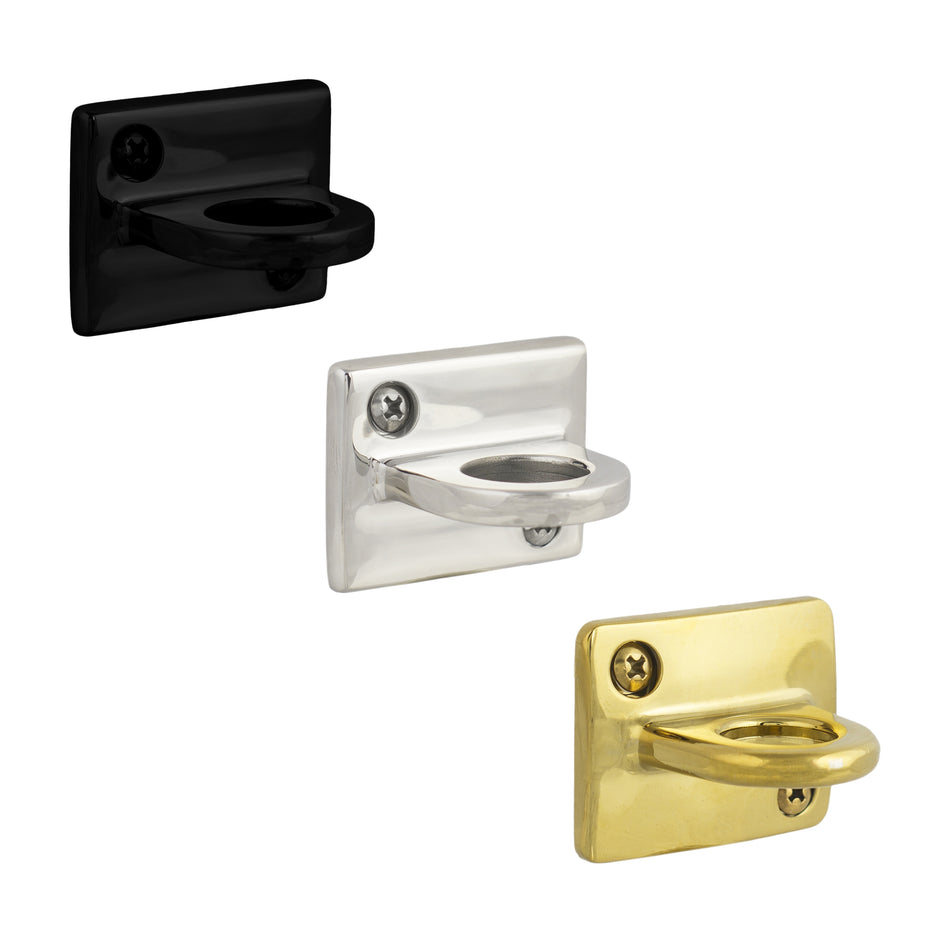 Zidna ploča za užad za zaprečivanje s završetkom na kopču