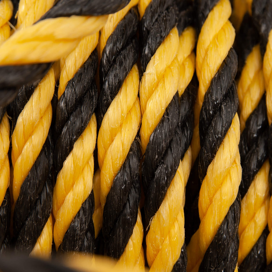 Uže upozorenja – Ø10mm x 25m, žuto/crno