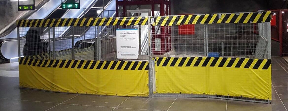 Upozoravajuća navlaka za privremenu ogradu